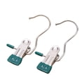 thumbnail image 2 of TopLLC Wall Hooks, Hooks for Hanging 2PCS Essential For Home Life 6 Color Optional Stainless Steel Clothes Hanger Hook Design Traceless Storage Easy To Dry Shorts Socks Fabrics A clothespin, 2 of 8
