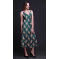 thumbnail image 4 of Bimba Robe Longue Maxi d'Été à Imprimé Floral pour Femme à Col en V Tenue de Villégiature de Vacances-Petit, 4 of 6