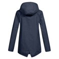 thumbnail image 2 of Veste Décontractée pour Femme, Unie, Extérieure, Grande Taille, à Capuche, Coupe-Vent, Ample, 2 of 4