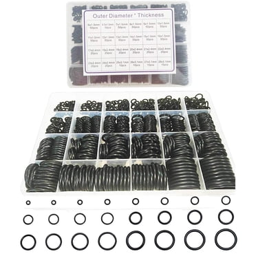 Stanz (TM) 24 Size 740 pcs Nitrile Rubber NBR O-Ring Gasket Ring Assortment Kits Thickness 1.5mm 2.4mm 3.1mm