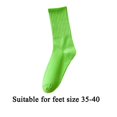 thumbnail image 3 of XIAQUJ Womens Socks Solid Color Socks Colorful Lightweight Cotton Pile Socks Socks Socks WH1 One Size, 3 of 3