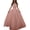 Pink, variant on Plus Size Women Lace Crochet Wedding Dress Formal Sleeveless V Neck Prom Gown Evening Party Cocktail Bridesmaid Long Maxi Dress