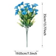 thumbnail image 2 of Tyidzon 6PC Outdoor Artificial Flowers Realistic And Morning For Outdoor Decor And Arrangements, 2 of 5