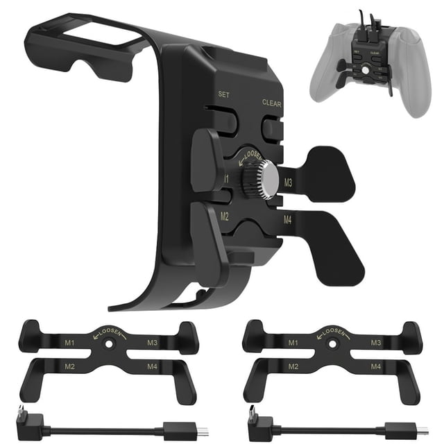 HLONK Controller Paddles Fit for Xbox Back Button Attachment Controller Adapter Fit for Xbox One X S Xbox Series X S Controller Extension Programmable Keys