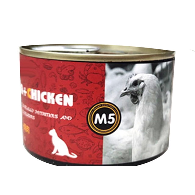 Nourriture pour Chat en Conserve, Nourriture Humide, Nutrition Équilibrée, Excellente Appétence, Collation Humide en Conserve pour Chats et Chaton 6,0 Oz