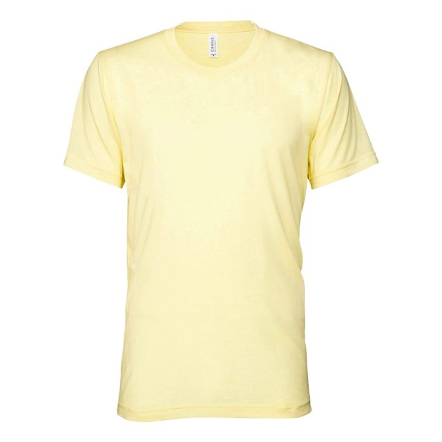 T-shirt Unisexe à Col Rond en Mélange de Canevas Bella à Manches Courtes, TG