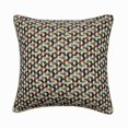 thumbnail image 1 of Throw Pillow Cover, Multicolor & lue 16"x16" (40x40 cm) Throw Pillow Covers, Jacquard Silk Embroidered Throw Pillows For Couch, Geometric Pattern Modern Style - Color Lovers, 1 of 4