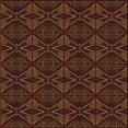 thumbnail image 1 of Ahgly Tapis d'Intérieur Lavable en Machine Carré Acajou Brun, 6 Pieds Carré, 1 of 7