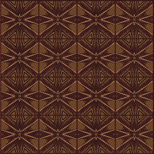 Ahgly Tapis d'Intérieur Lavable en Machine Carré Acajou Brun, 6 Pieds Carré