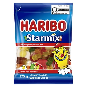 Haribo Starmix Gummy Candy, Mix of Fruity Flavours, No Artificial Colours - 175g Bag