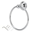 thumbnail image 2 of ANGGREK Towel Ring, Wall‑Mounted Hand Towel Holder For Bathroom For Family For Kitchen, 2 of 8