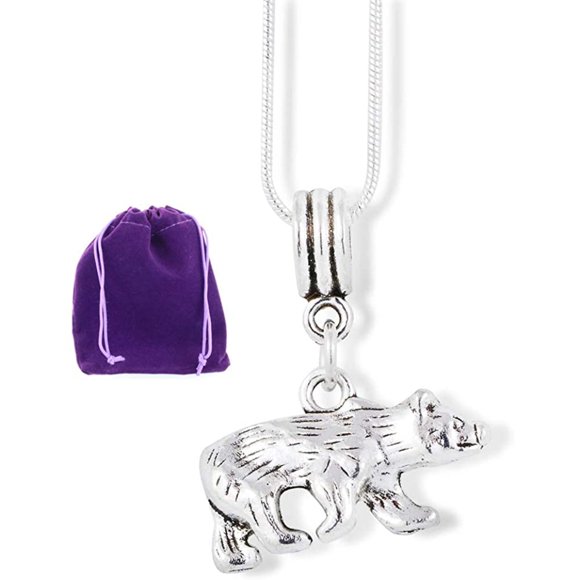 Mama Bear Necklace - Bear Pendant Momma Mother Bear Gifts