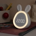 thumbnail image 2 of Lksixu Adorable Bunny Réveil avec Veilleuse pour Chambres avec Réglages Intelligents, Alarmes de Luminosité Réglables et Multiples Sonneries pour Tous les Âges Gadgets de Cuisine, 2 of 6