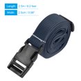 thumbnail image 2 of Unique Bargains 2.5m Length with Quick Release Buckle Luggage Straps, Navy Blue, 2 of 5