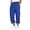 Blue, variant on Npasoilc Pants for Men Man Solid-Color Loose Casual Pocket Drawstring Elastic-Waist Full Length Pants