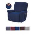thumbnail image 3 of Housse Extensible pour Fauteuil Inclinable, Élastique, Couverture Complète, Unie, Lavable, Housse de Meuble, Housse de Sofa de Remplacement pour Lazyboy, Bleu Marine, 3 of 8