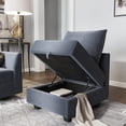 thumbnail image 3 of HONBAY Sectional Sofas, Bluish Grey Wood, 3 of 7