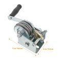 thumbnail image 4 of Hand Winch 600-3000 Pounds Manual Winch Wire Rope Traction Hoisting Winch Complete Specifications Winches Squeaks ,Easy to Setup, 4 of 7