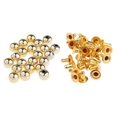 thumbnail image 1 of GUOOL Lot de 2-4 20 Ensembles Clous Rivets Perles Perles Boutons Accessoires de Vêtements Or 2 Pcs, 1 of 9