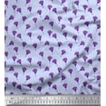 thumbnail image 1 of Soimoi Blue Silk Fabric Freesia Floral Decor Fabric Printed Yard 42 Inch Wide, 1 of 5