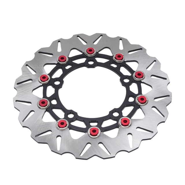 Motorcycle Front Brake Disc Rotor, Front Wheel Brake Disc Rotor, Stainless Steel, Aluminum Alloy, Fits Replacement for Pcx125, Pcx150, Pcx160 with Improved Design, Enhanced