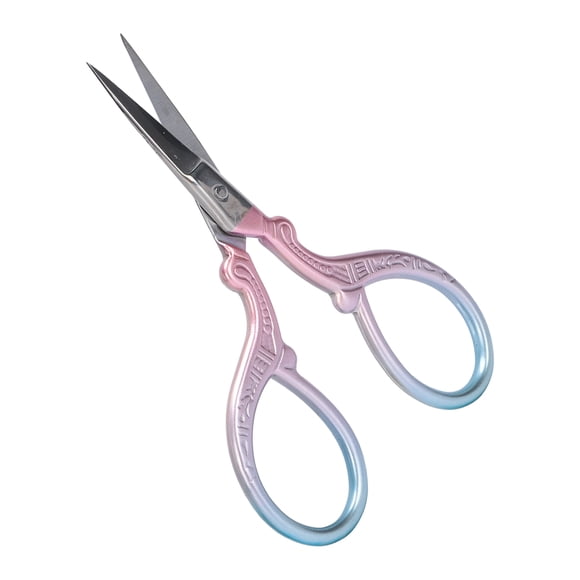 Craft Scissors, Comfortable Durable Stainless Steel Portable Sewing Shears for Students for Teachers for Embroidery for Sewing Golden,Rose Gold,Silver Pink,Pink,Green