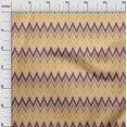 thumbnail image 2 of oneOone Cotton Poplin Fabric Chevron Ikat Printed Fabric 1 Yard 42 Inch Wide, 2 of 4