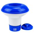 thumbnail image 1 of 1pcs Swimming Pool Bromine Dispenser Strong Floating Chlorine Dispenser for Indoor & Outdoor Swimming Pools Floating Mini Tablet Spa Chemical Dispenser 5” Diameter, 1 of 5