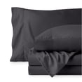 thumbnail image 1 of Ivy Union Microfiber Sheet Set - 4-Pieces - Breathable - Deep Pocket, Queen, Forged Iron Gray, 1 of 6