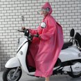 thumbnail image 1 of Agiferg Long Transparent Hommes Femmes Veste à Capuche Imperméable Imperméable Manteau de Pluie, 1 of 7