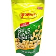 thumbnail image 1 of Growers Garlic Flavor Peanuts-The Original 280g per Bag, 1 of 6