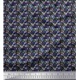 thumbnail image 1 of Soimoi Georgette Viscose Fabric Scientific Lab Equipments Education Theme Printed Craft Fabric by The Yard 42 Inch Wide, 1 of 3
