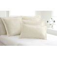 thumbnail image 3 of Fresh Ideas FRE201XXIVOR11 Poplin Tailored Pillow Sham  Ivory - Euro, 3 of 7