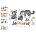 thumbnail image 3 of Binwennn Cute Car Stickers Candy Store for Photography Train Stickers Scratch Cat Car Stickers Cute Cat Car Stickers And Stickers Cat Bumper Stickers Funny Vehicle Window Stickers Car, 3 of 3