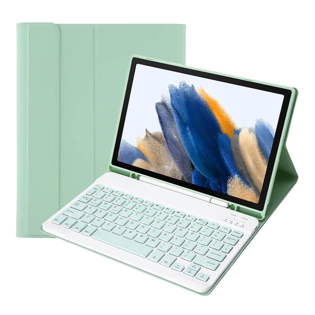 Mistaha Étui de Protection Portable Détachable pour Tablette avec Clavier Bluetooth et Fente pour Stylet, Compatible avec Samsung Tab