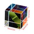 thumbnail image 4 of Chromatic Mirror Beamsplitter Optical Glass Mirror Dispersion Hexagonal Cube, 4 of 5