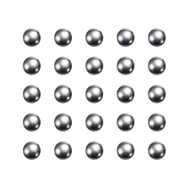 Unique Bargains Precision Balls 3/16' Diameter 316L Stainless Steel for Bearings 120 Pack