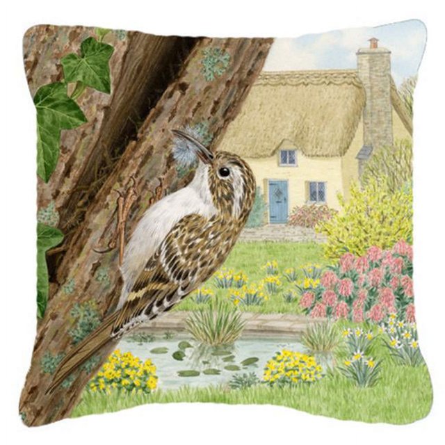 Carolines Treasures ASAD0680PW1414 Coussin Décoratif en Toile Treecreeper par Sarah Adams