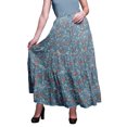 thumbnail image 1 of Bimba Jupes Maxi Imprimées Femmes Style Bohème Gitane Longue Jupe en Coton, 1 of 5