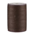 thumbnail image 1 of Unique Bargains Thin Waxed Thread 93 Yards 0.65mm Polyester String Cord for Machine Sewing Hand Quilting Weaving, Dark brown, 1 of 5
