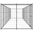 thumbnail image 2 of vidaXL Chenil Extérieur pour Chien en Acier avec Toit 21,78 M2, 2 of 4