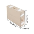 thumbnail image 3 of Boîte de Rangement pour Ensemble de Draps Tissu Fenêtre Visuelle Fermeture Éclair Pliable Boîte de Tri pour Couvertures Armoire Rangement de Literie, 3 of 8