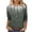 Army Green, variant on Womens Summer Tops 3/4 Sleeve Casual Summer Outfits for Women for Daily Wear Office Attire Weekend Outings