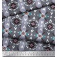 thumbnail image 3 of Soimoi Poly Georgette Fabric Ikat Southwestern Decor Fabric Printed Yard 42 Inch Wide, 3 of 3