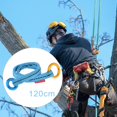 thumbnail image 3 of Almencla 2Pcs Cambium Saver Tree Arborist Friction Saver Blue 120cm Orange 90cm, 3 of 8