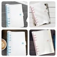 thumbnail image 2 of 2pcs Notebook Binder A6 Clear Binder Household Binder Reusable Notebook Shell Office Binders, 2 of 8