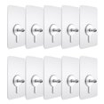 thumbnail image 4 of Miangastore 10pcs Furniture Clear Hanger Pads with Screws Non-Trace Hook Kitchen Sticker, 4 of 8