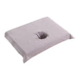thumbnail image 1 of Half Table Hole Towel Grey Grey, 1 of 7