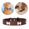 thumbnail image 4 of Maytalsory Comfortable Wear Cat Collar In Multiple Sizes With Stylish PU PU Cat Collar Dogs Collars black 2.5*50cm 1Set, 4 of 6
