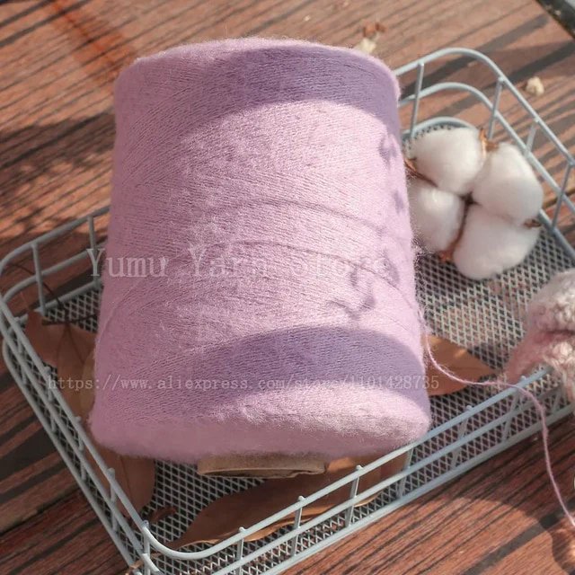 500G/Ball Multicolor Soft Mohair Yarn For Hand Knitting Woollen Acrylic Long Fluffy Crocheting Thread DIY Sweater Fall Winter